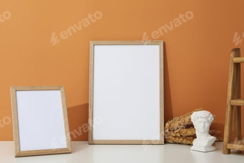 Preview: Table picture frame and decor with blank area