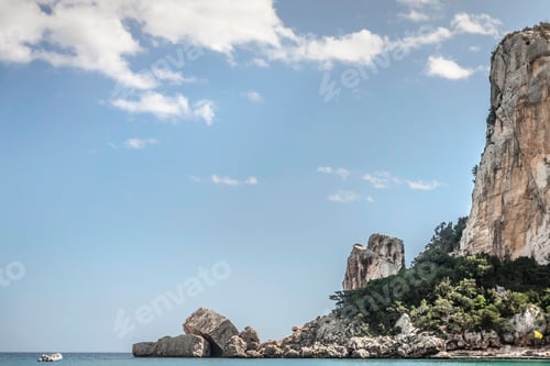 Preview: Coastal cliffs, Cala Luna, Sardinia, Italy