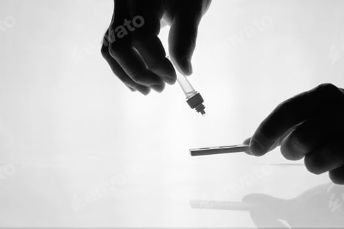 Preview: Self-diagnosis kit for covid-19 virus at home and at work
