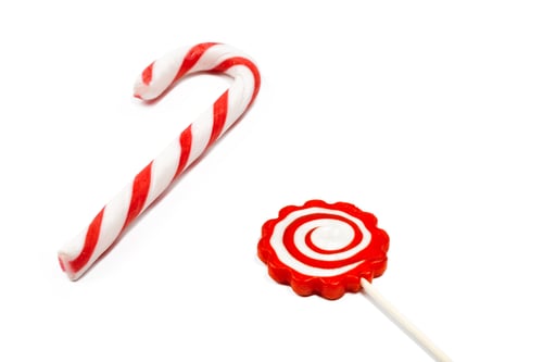 Preview: lollipop on white background