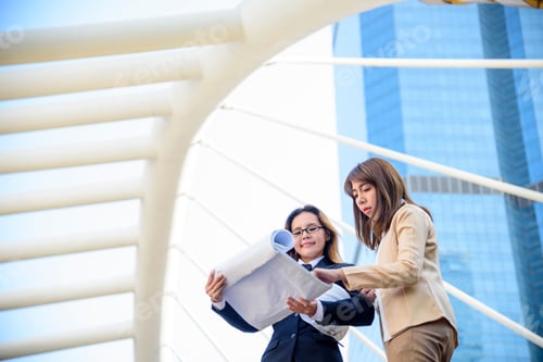 Preview: Group diversity partner business meeting trust in businessman and womamn talking together