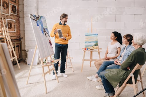 Preview: Students Listening to Art Lecture