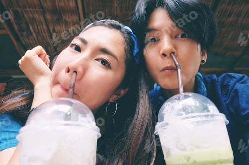 Preview: Cute selfie people funny background