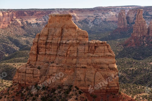 Preview: Aerial view of Colorado National Monument, Fruita, Colorado, USA