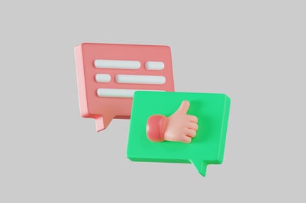 Preview: Thumb up message bubbles
