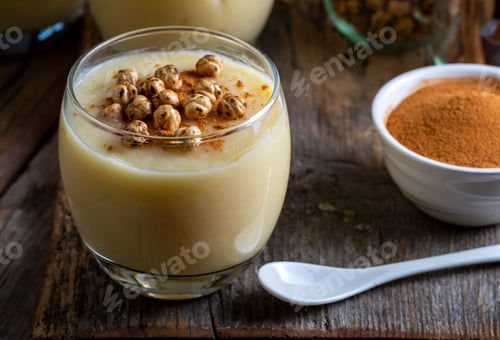 Preview: Traditional Turkish drink with roasted chickpea Boza or Bosa
