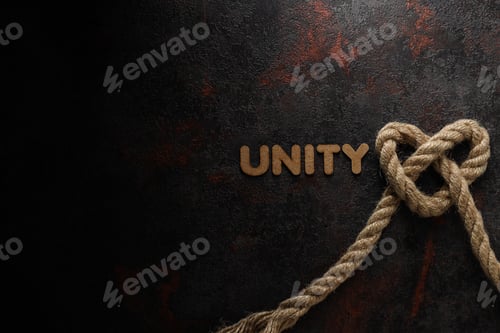Preview: Celtic knot in the shape of a rope heart. Concept of creative unity, faith and protection