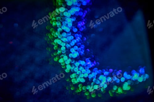 Preview: Colored Holographic Abstract Glittered Background