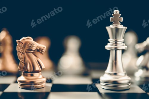 Preview: Chess board - A competitive business idea to succeed.