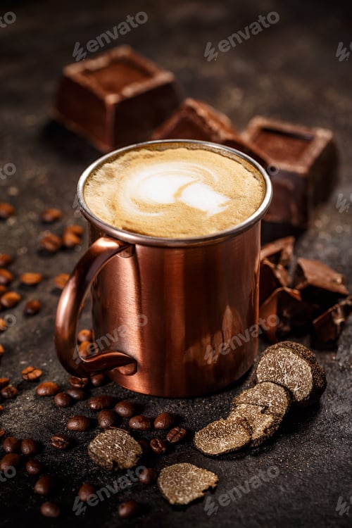 Preview: Truffle and chocolate flavored coffee