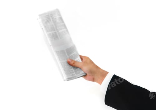 Preview: newspaper in the hand