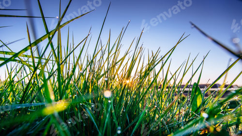 Preview: green grass with dew