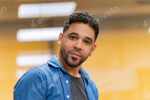 Preview: Close-up of a content male professional.