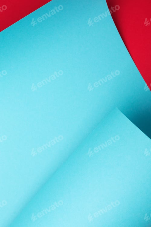 Preview: Blue Curve Paper Abstract Background.