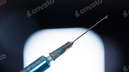 Preview: Close Up Of Syringe Being Prepared For Injection Or Vaccination