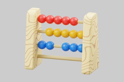 Preview: Wooden abacus learning toy
