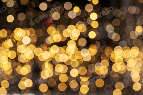 Preview: Abstract bokeh background. Christmas, New Year holidays concept, blurred bokeh