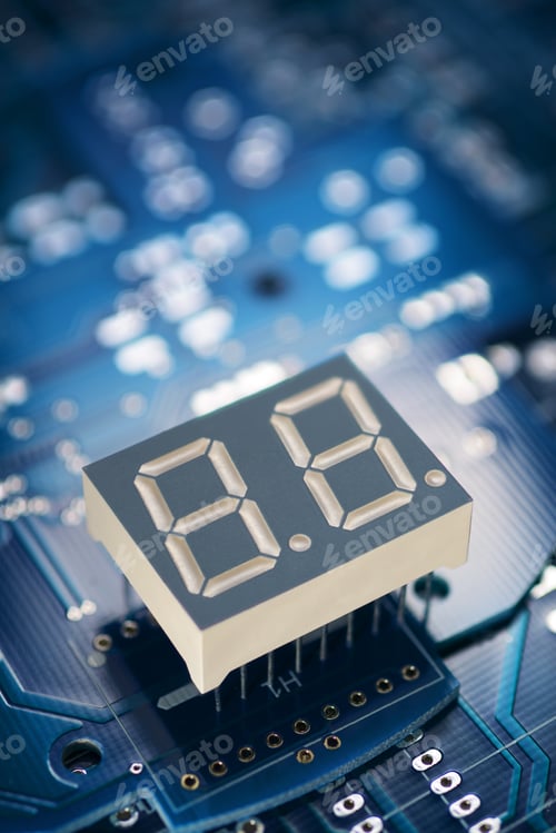 Preview: Printed circuit board and display