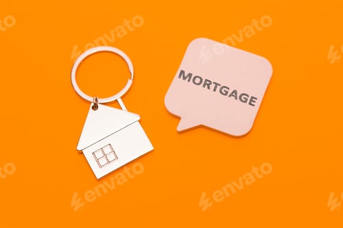Preview: mortgages, credit, savings, loaning, orange, word, metaphor, agreement, interest rate, hourglass,