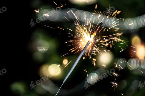 Preview: New year's celebration sparkler.