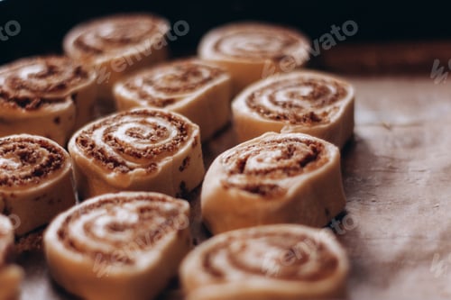 Preview: Fresh sweet homemade cinnamon rolls