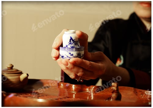 Preview: Woman make a tea
