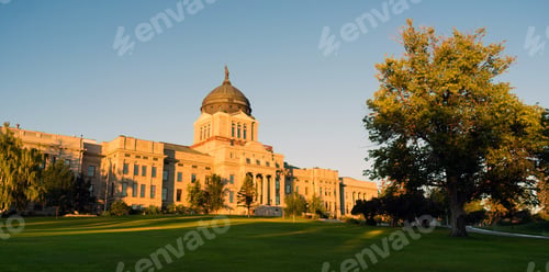 Preview: Panoramic View Capital Dome Helena Montana State Building