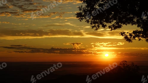 Preview: a photo taken from the top of a mountain during sunset