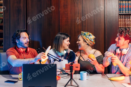 Preview: Fruitful Fun: Laughing Friends Recording a Podcast