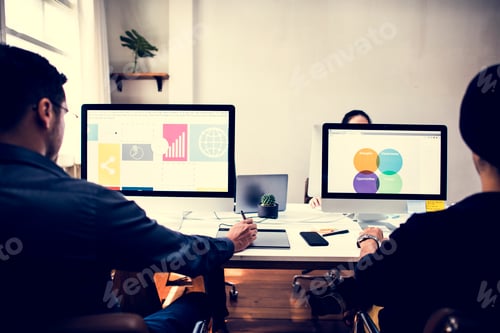 Preview: Diverse business people working