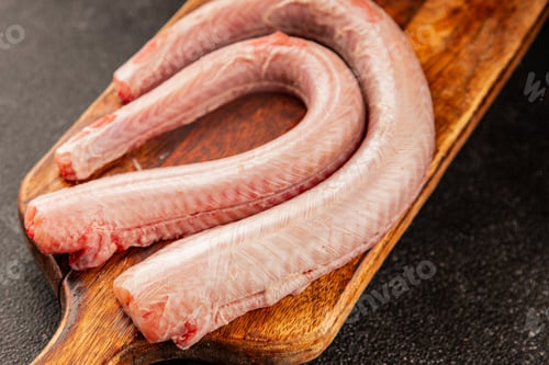 Preview: Raw rock eel fish rock salmon shark seafood small-spotted catshark tasty snack fresh food