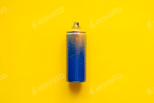 Preview: graffiti spray can isolated b