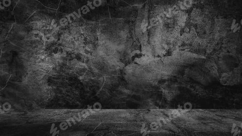 Preview: Old black background. Grunge texture. Dark wallpaper. Blackboard Chalkboard Concrete