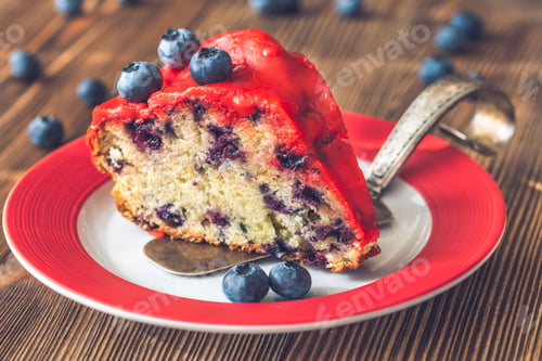 Preview: Cake with blueberries