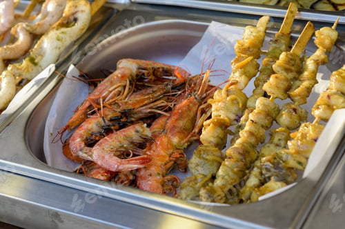 Preview: Grilled seafood at a street food festival