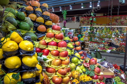 Preview: Fruits in Municipal Market (Mercado Municipal) in Downtown Sao Paulo - Sao Paulo, Brazil