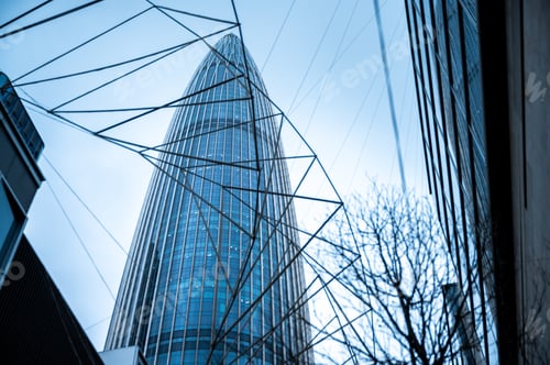 Preview: Shen Zhen urban cityscape, China city landscape landmark for business communication