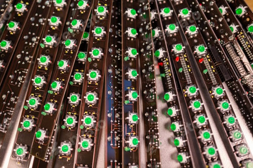 Preview: Panel of LED light indicators is in the production