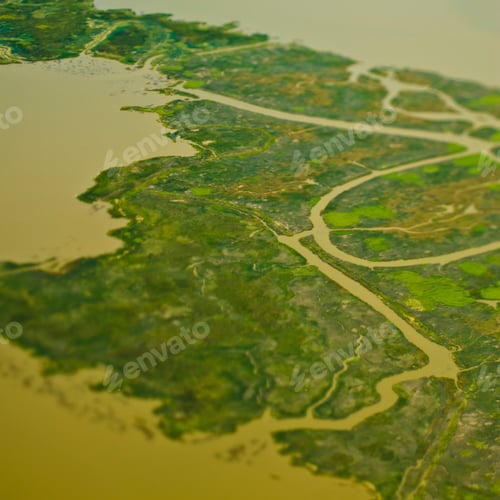 Preview: Aerial View of a Flood Plain