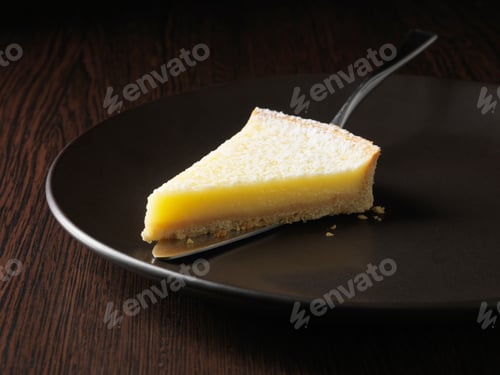 Preview: Plate of lemon tarte