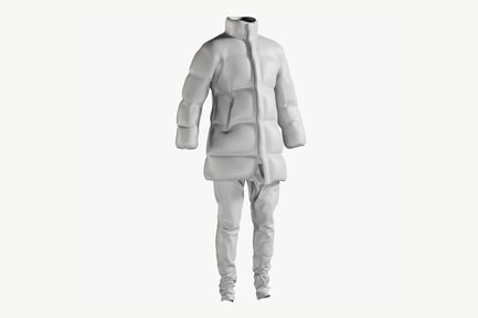 Preview: Men's Winter Outfit: Puffer Coat & Jeans