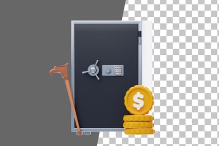 Preview: Retirement Savings 3D Icon