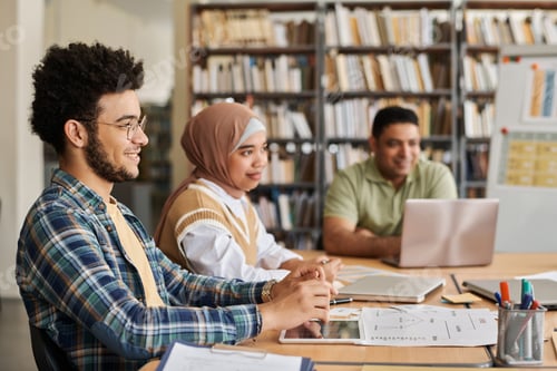 Preview: Migrant students studying foreign language in class