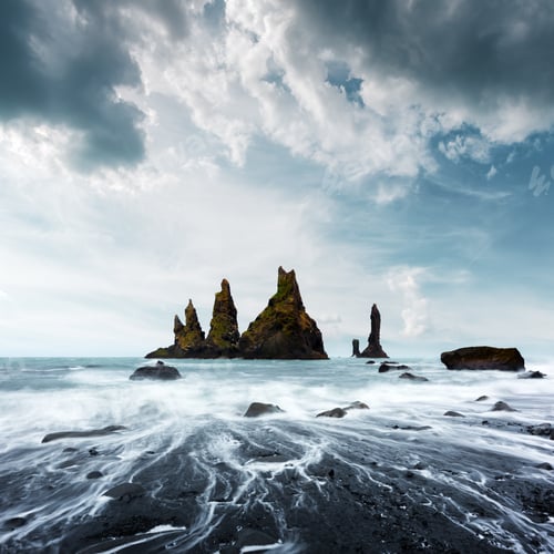 Preview: Basalt rock formations "Troll toes"