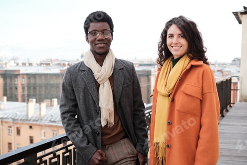 Preview: Multiethnic couple outdoors
