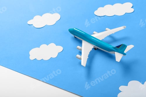 Preview: travel concept with plane