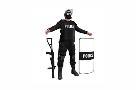Preview: Police officer with tactical gear