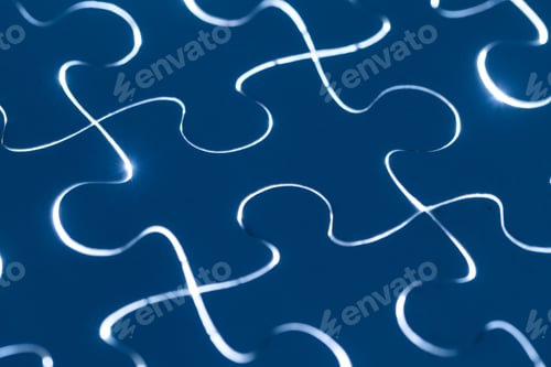 Preview: Back light and white puzzle