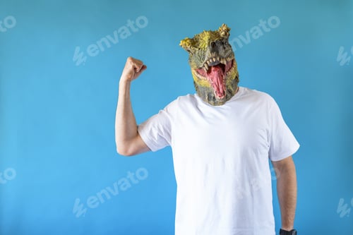 Preview: dinosaur-headed man