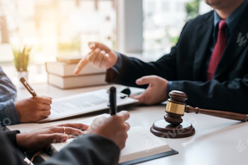 Preview: Signing of a contract with a consultant lawyer.